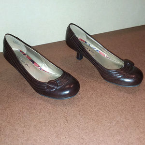Brown Madden Girl Low Heels Size 6.5
